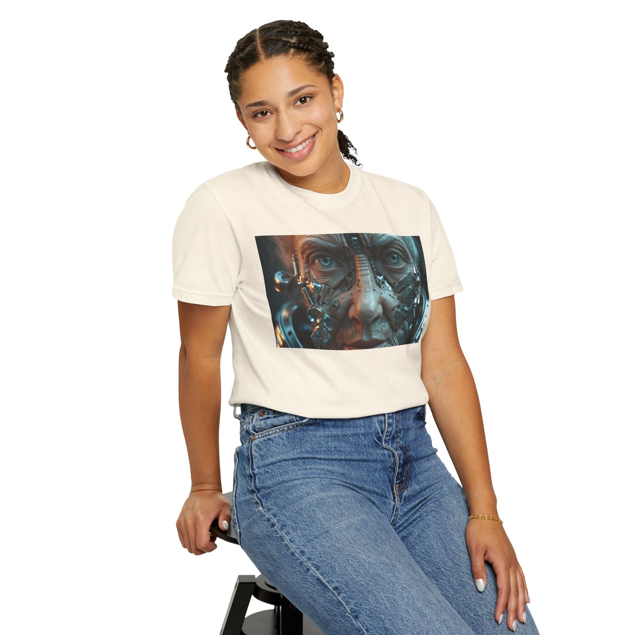 Cybernetic Old Face —T‑Shirt