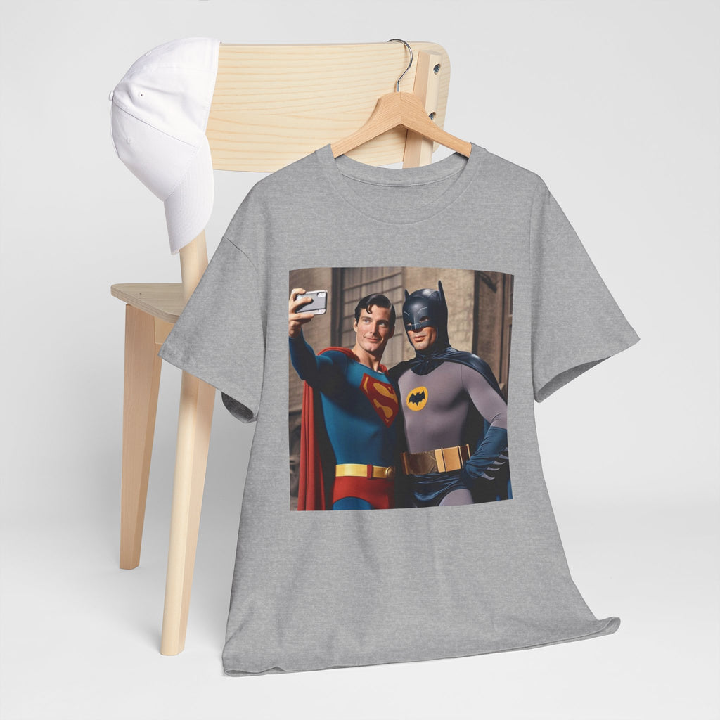 Retro Superhero Selfie - T shirt