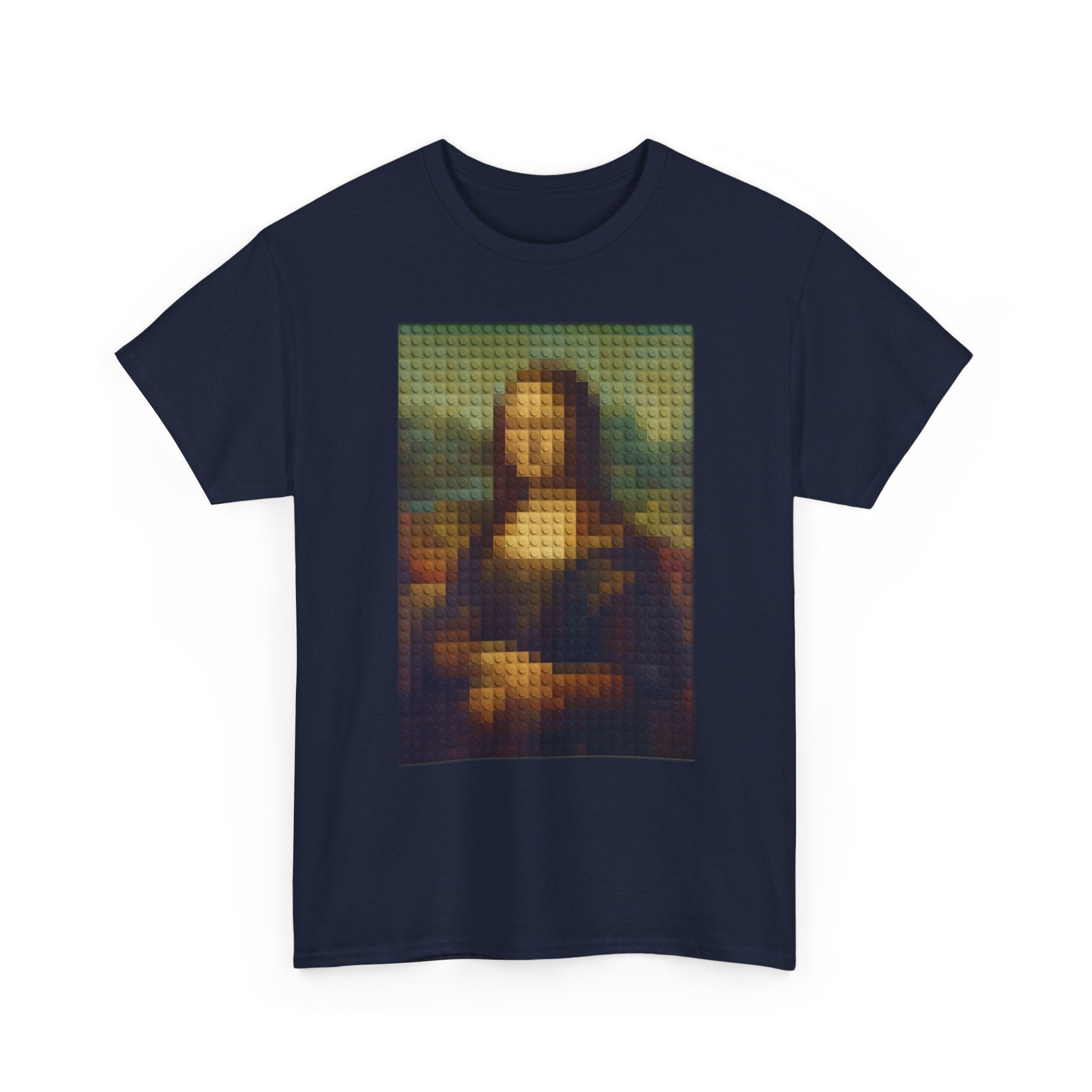 Pixelated Mona Lisa - T‑Shirt