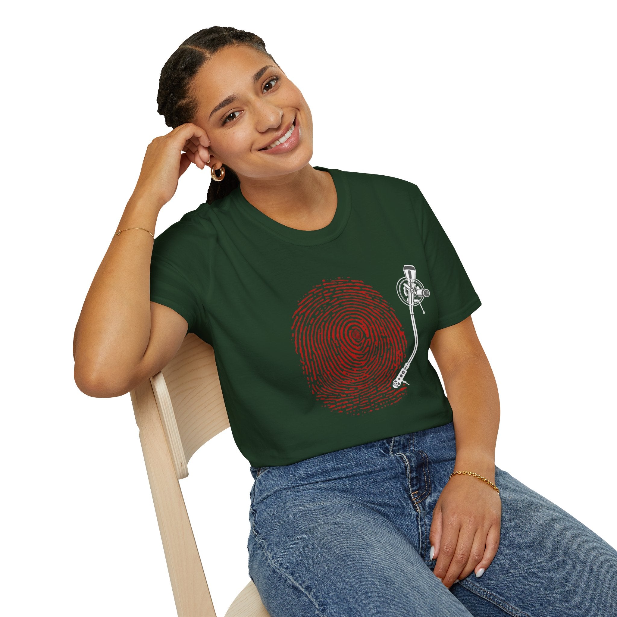 Fingerprint Turntable — T-Shirt