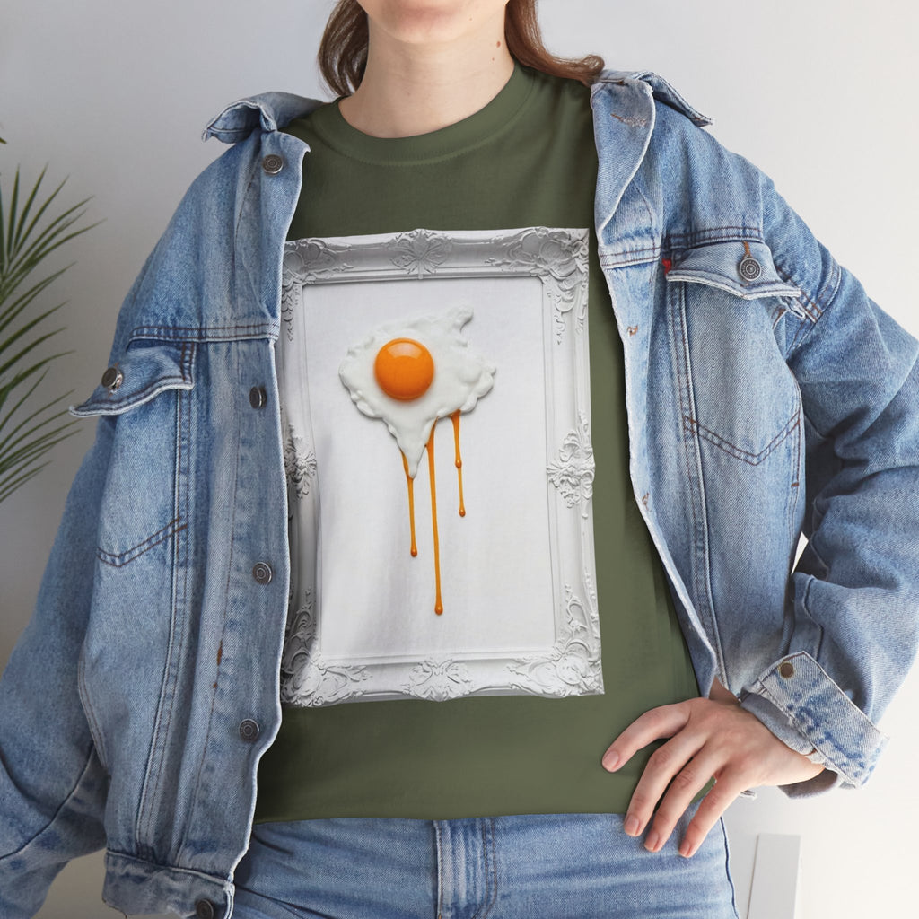 Artful Drip Fried Egg — T‑Shirt