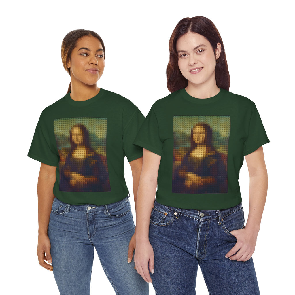 Pixelated Mona Lisa - T‑Shirt