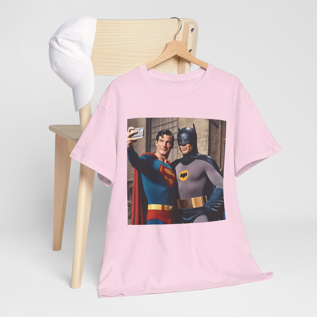 Retro Superhero Selfie - T shirt