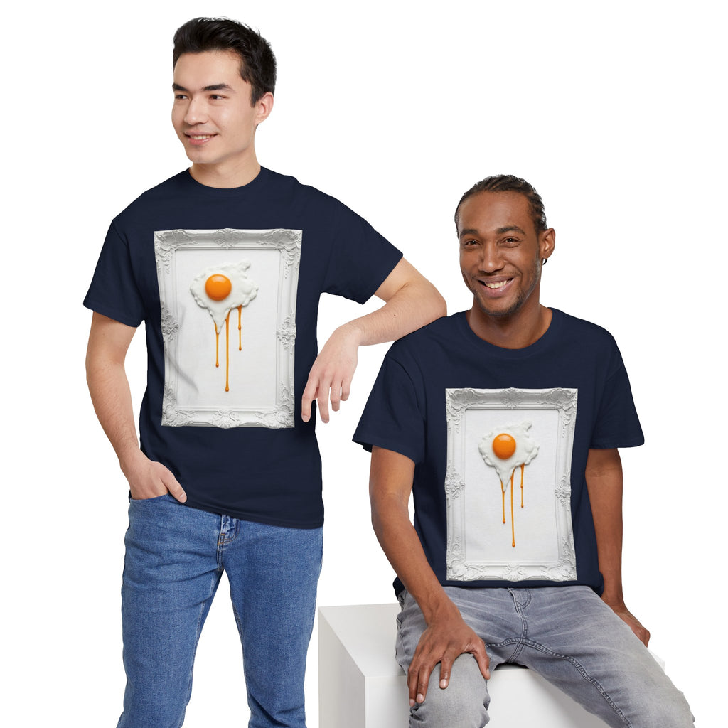 Artful Drip Fried Egg — T‑Shirt