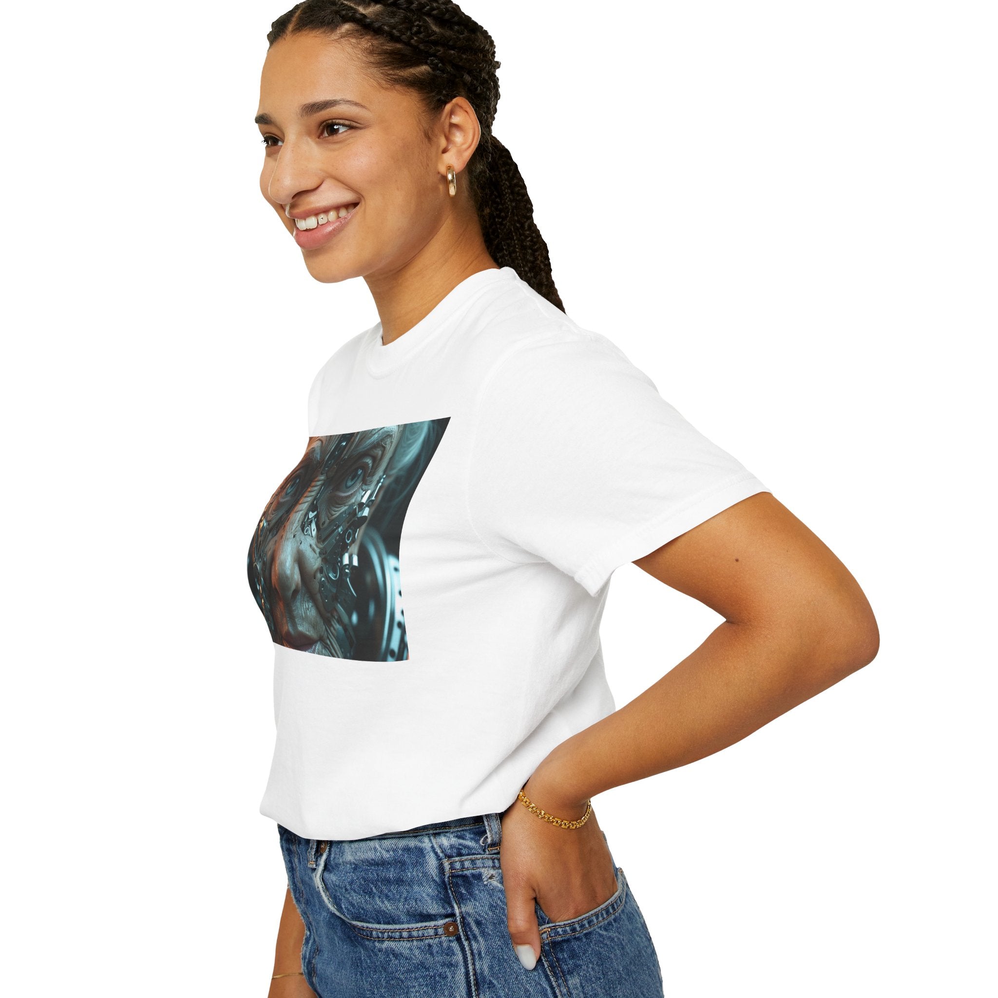 Cybernetic Old Face —T‑Shirt