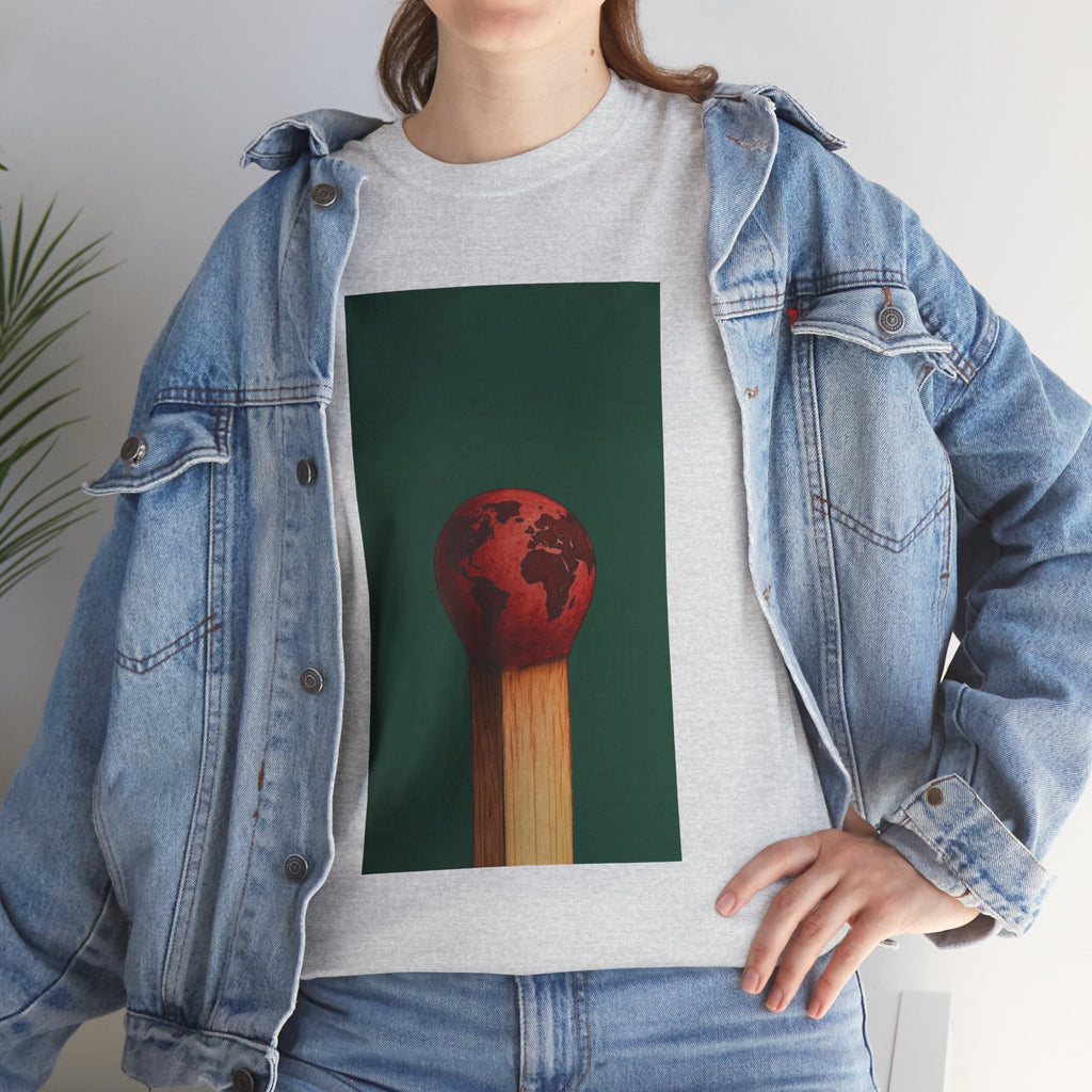 Matchstick Earth — T‑Shirt