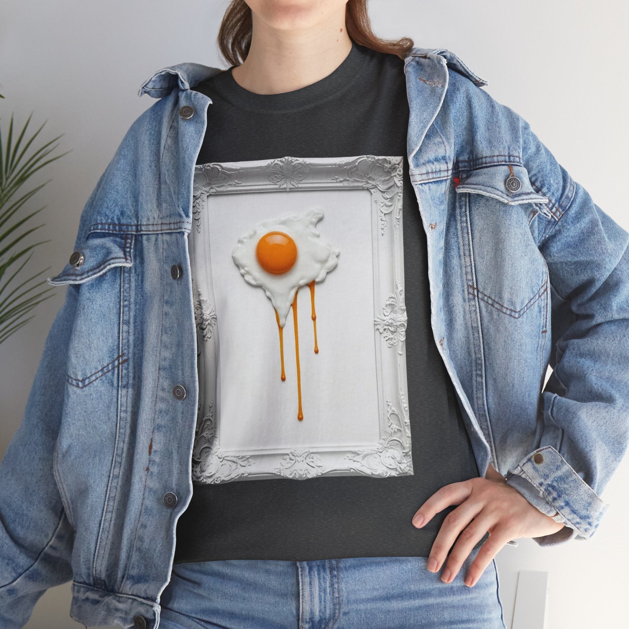 Artful Drip Fried Egg — T‑Shirt