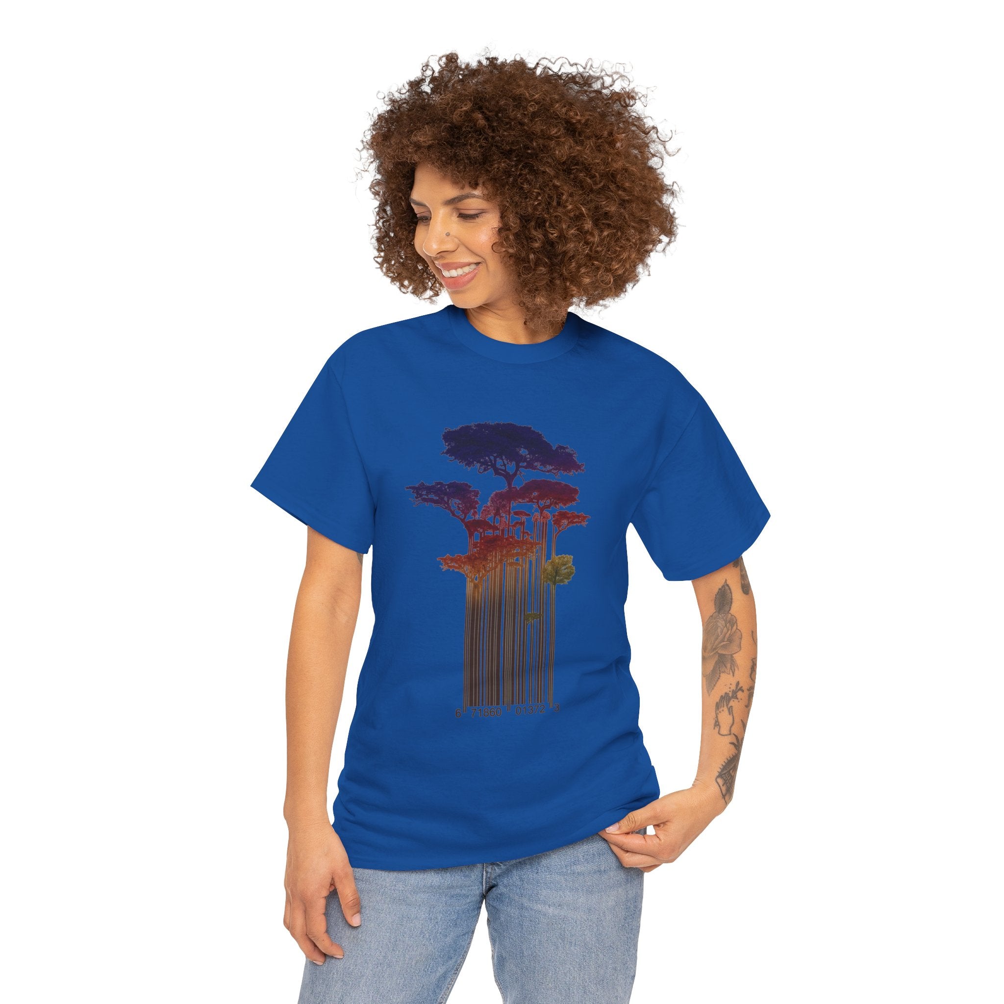 Barcode Forest T‑Shirt