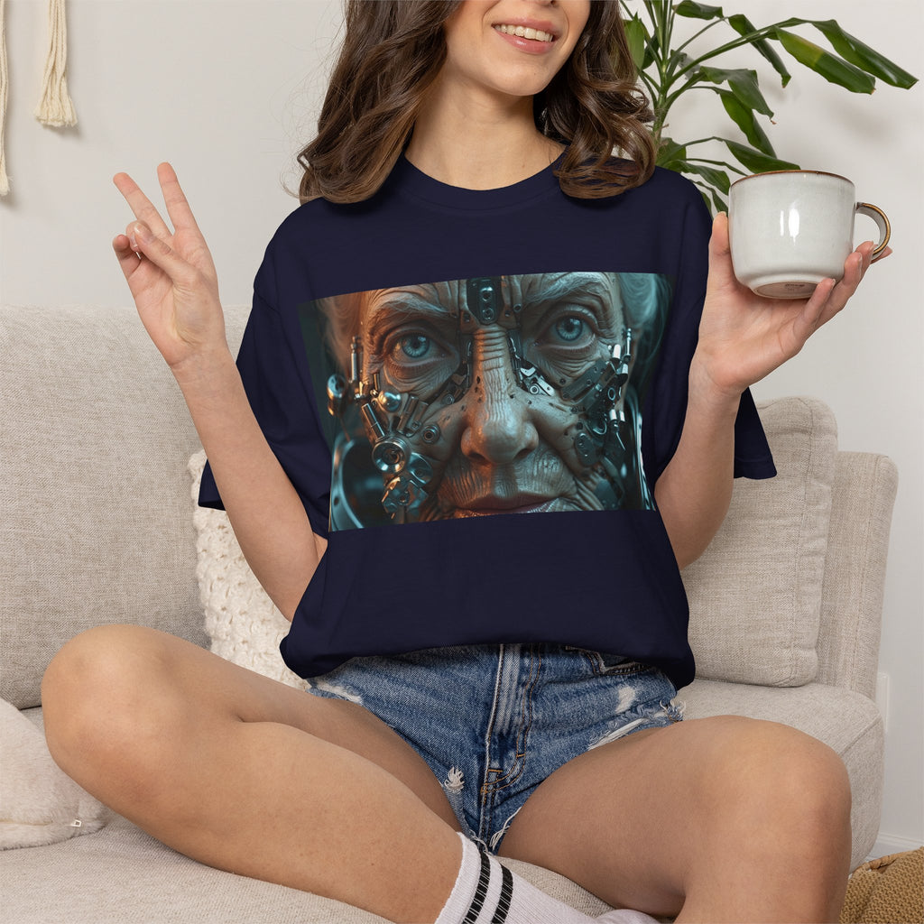 Cybernetic Old Face —T‑Shirt
