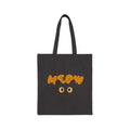 'Meow' — Canvas Grocery & Book Tote