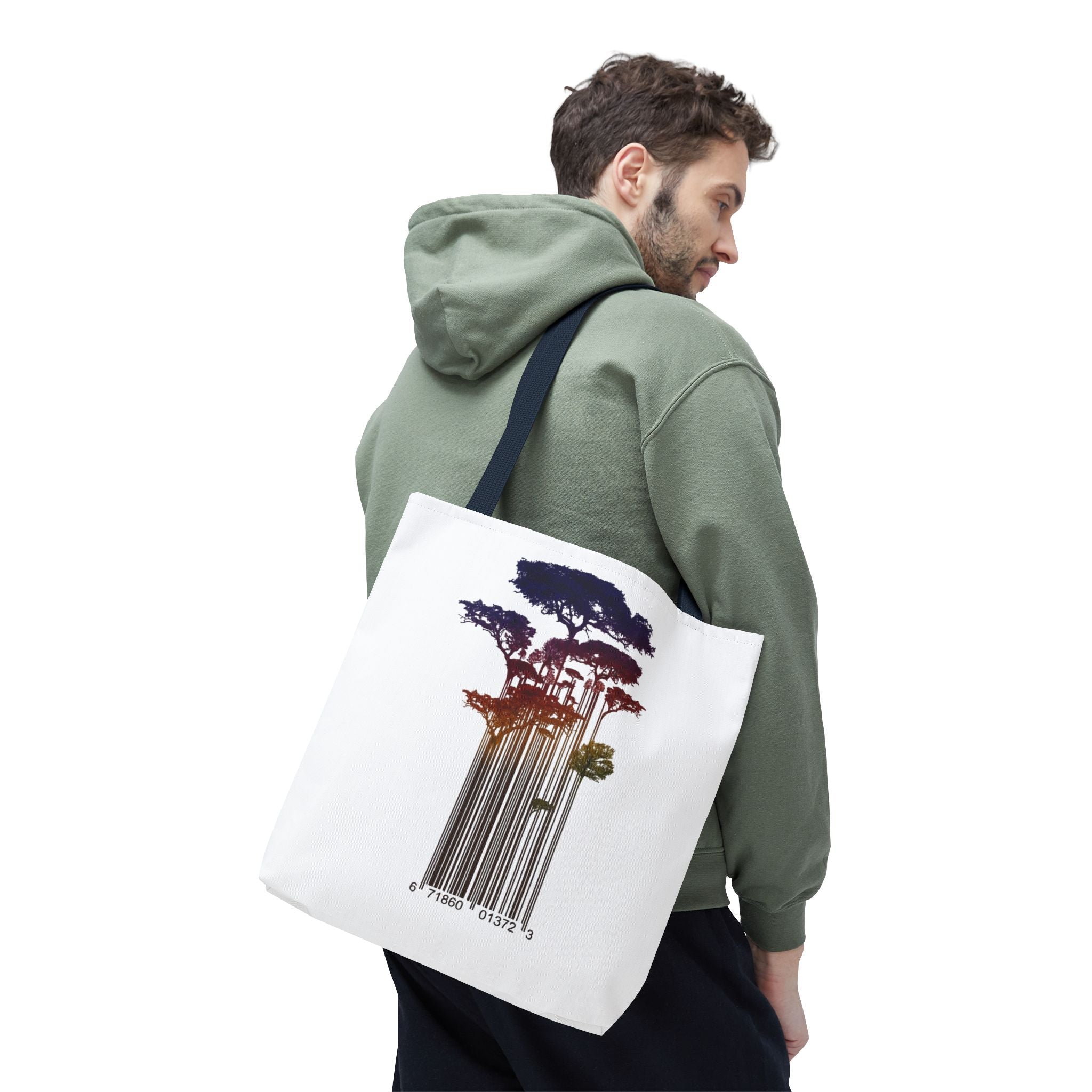 Barcode Forest — Tote Bag