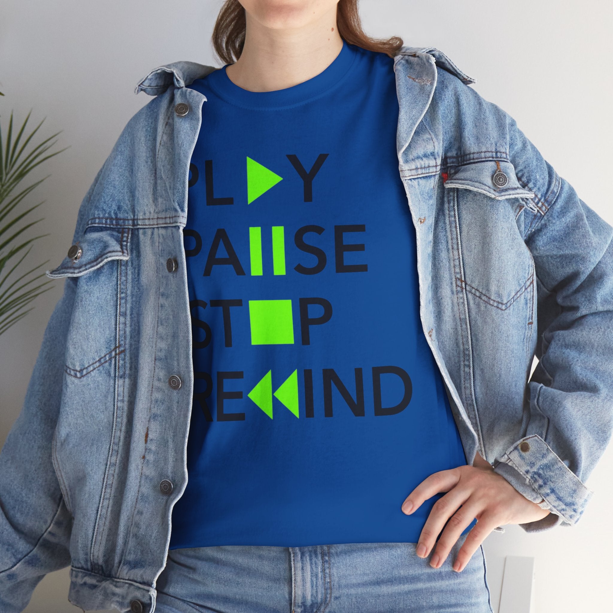 Play Pause Stop Rewind — T-Shirt