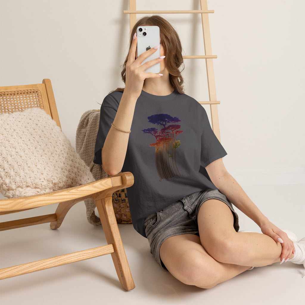 Barcode Forest T‑Shirt
