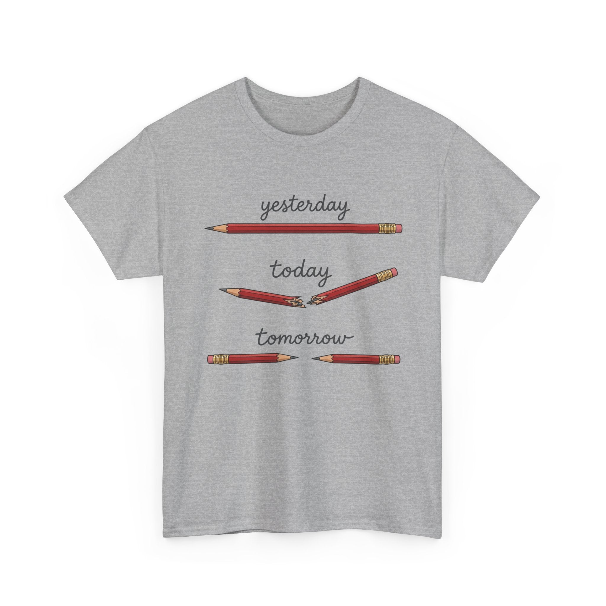 "yesterday, today, tomorrow" — Tshirt
