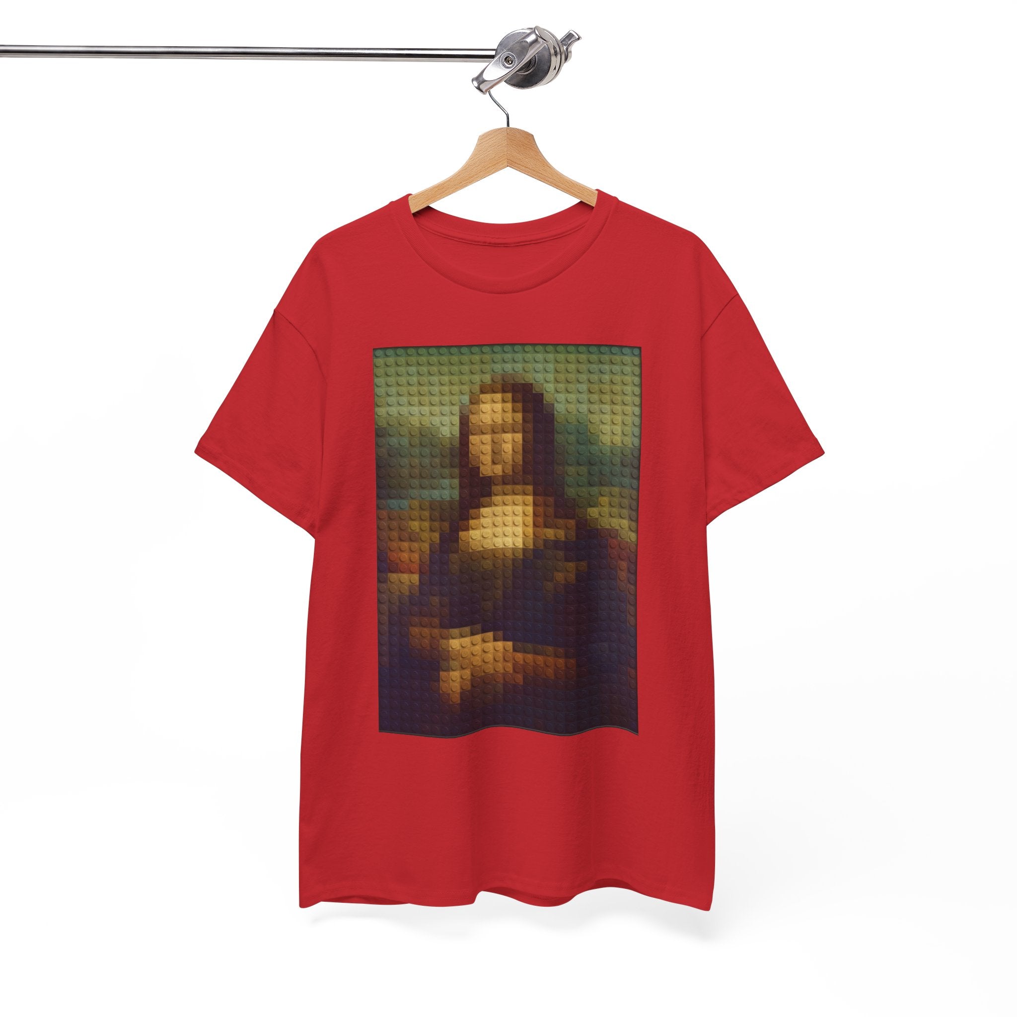 Pixelated Mona Lisa - T‑Shirt