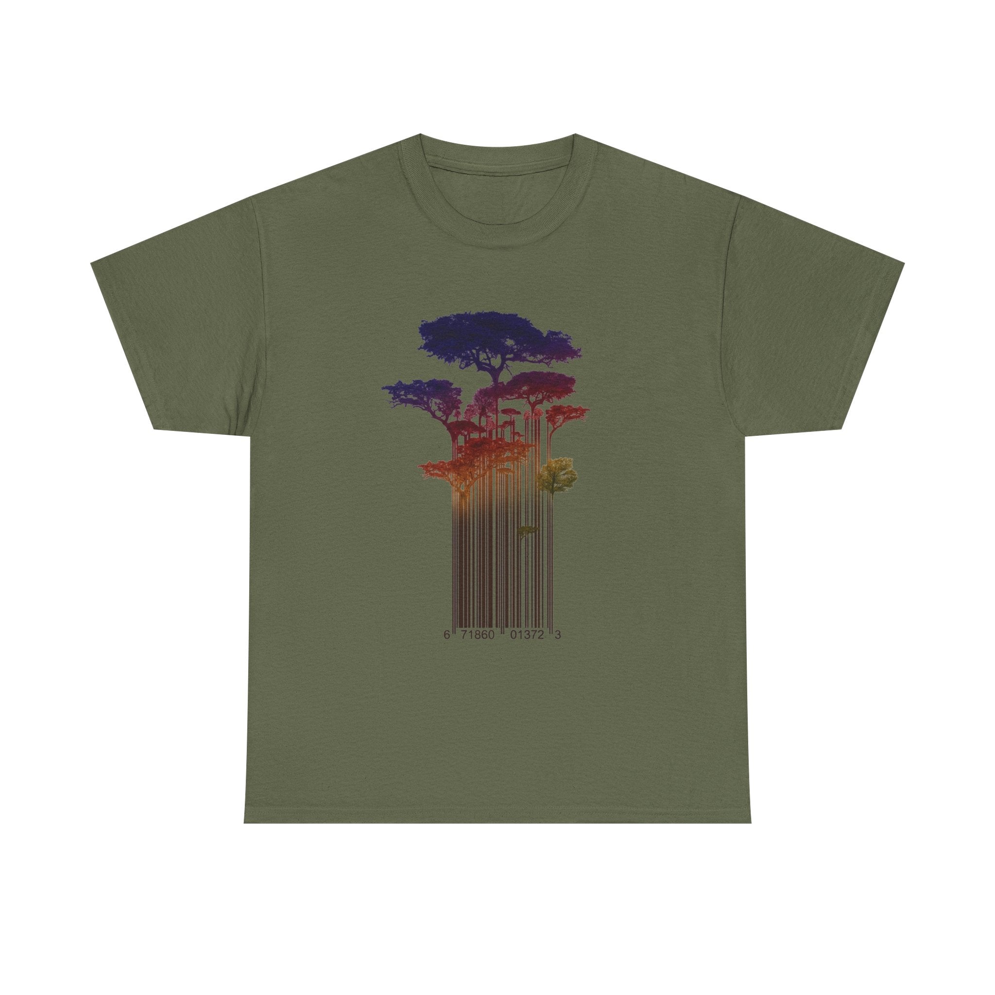 Barcode Forest T‑Shirt
