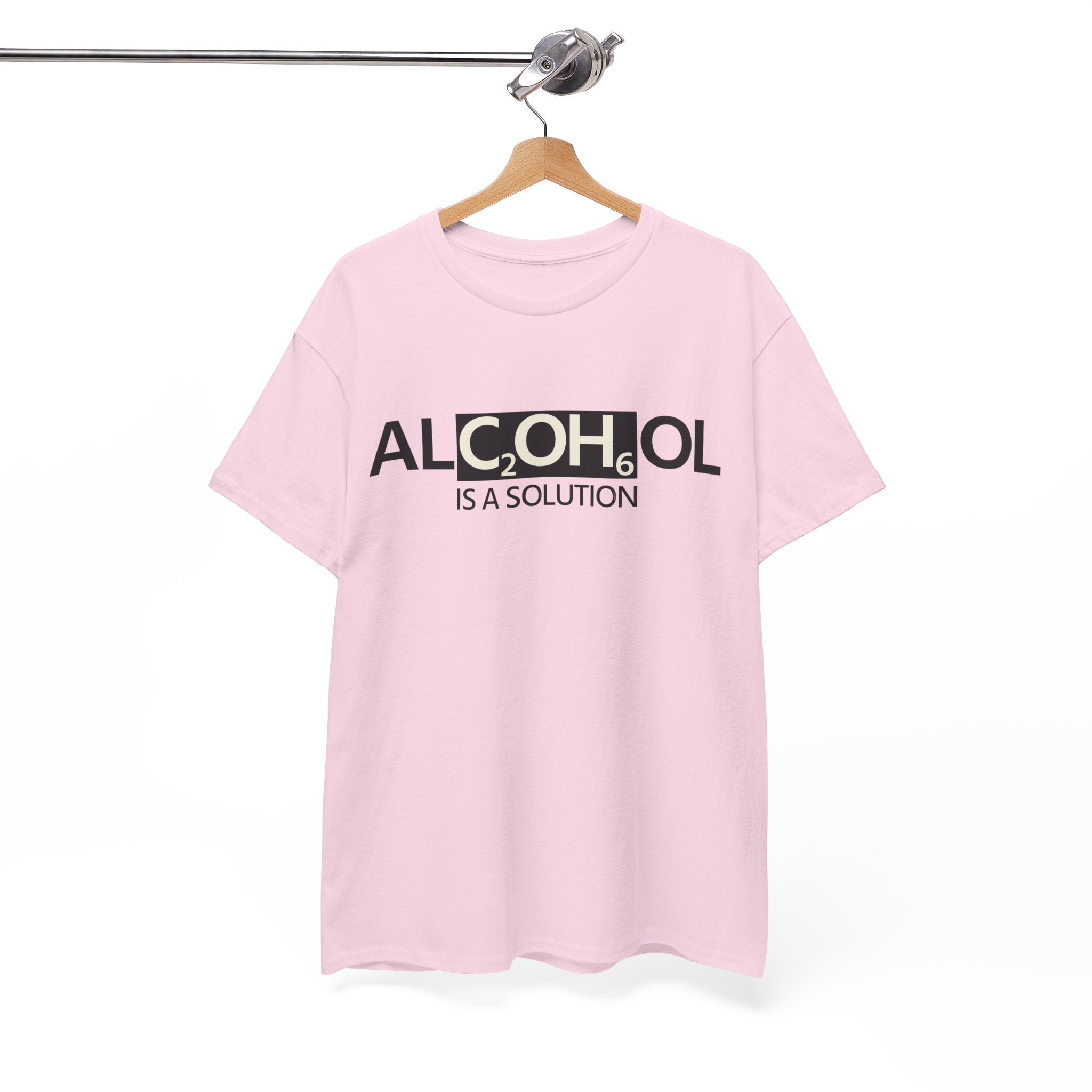 "Alcohol Is A Solution" — T-Shirt