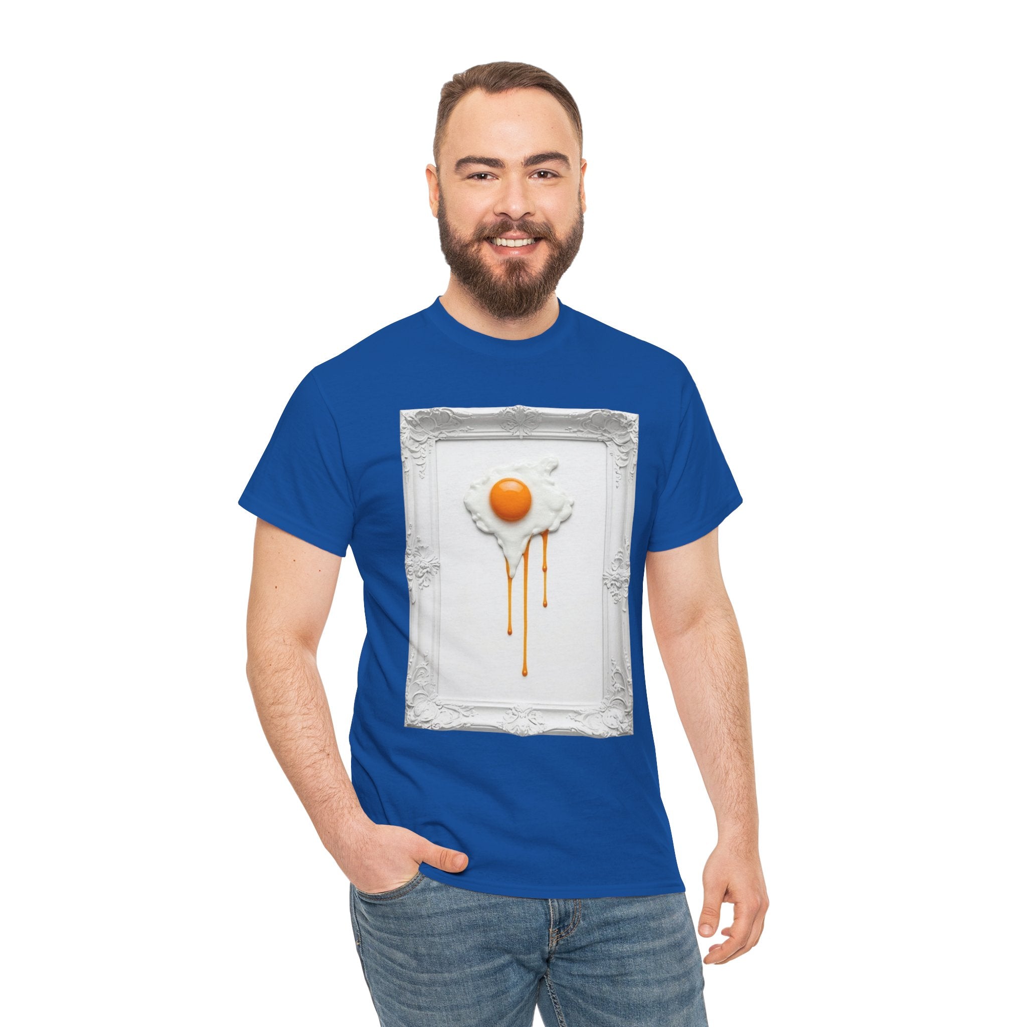 Artful Drip Fried Egg — T‑Shirt