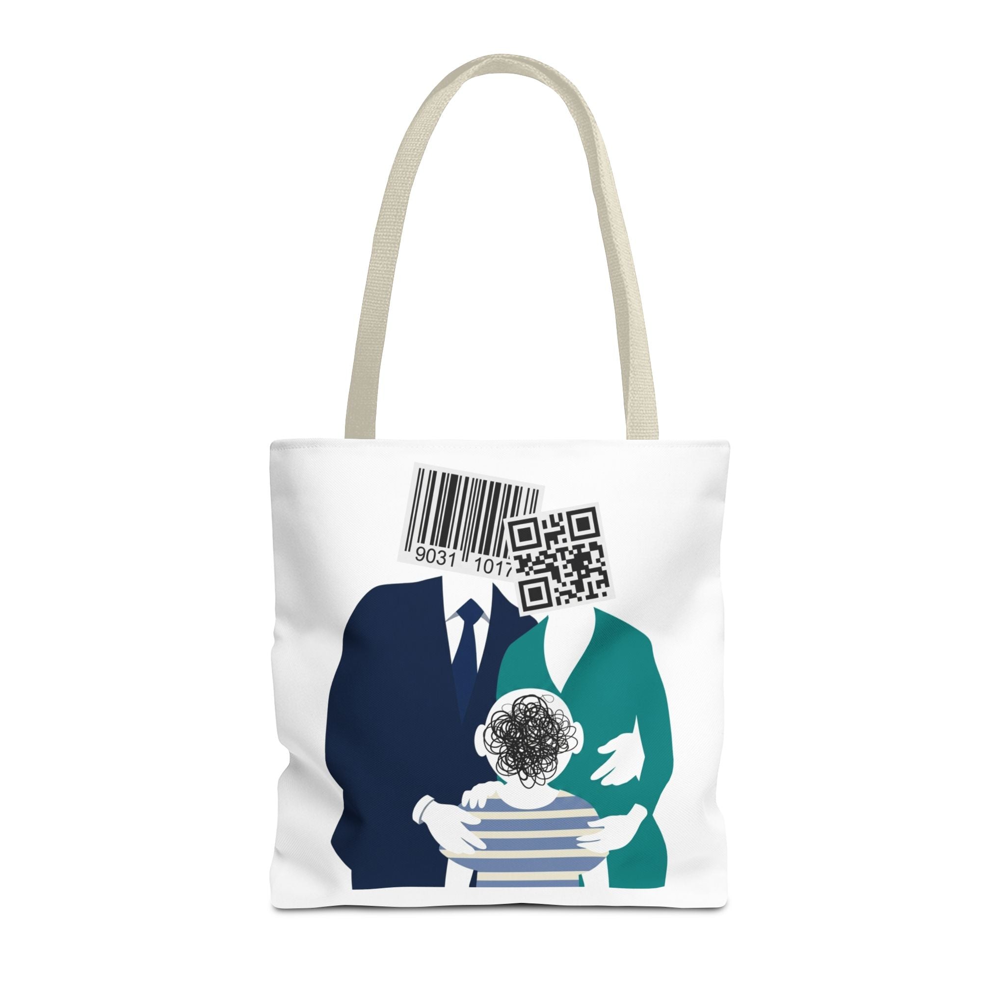 Barcode Family Portrait Tote Bag