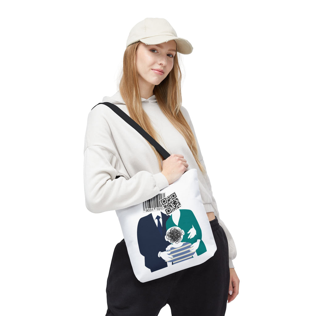 Barcode Family Portrait Tote Bag