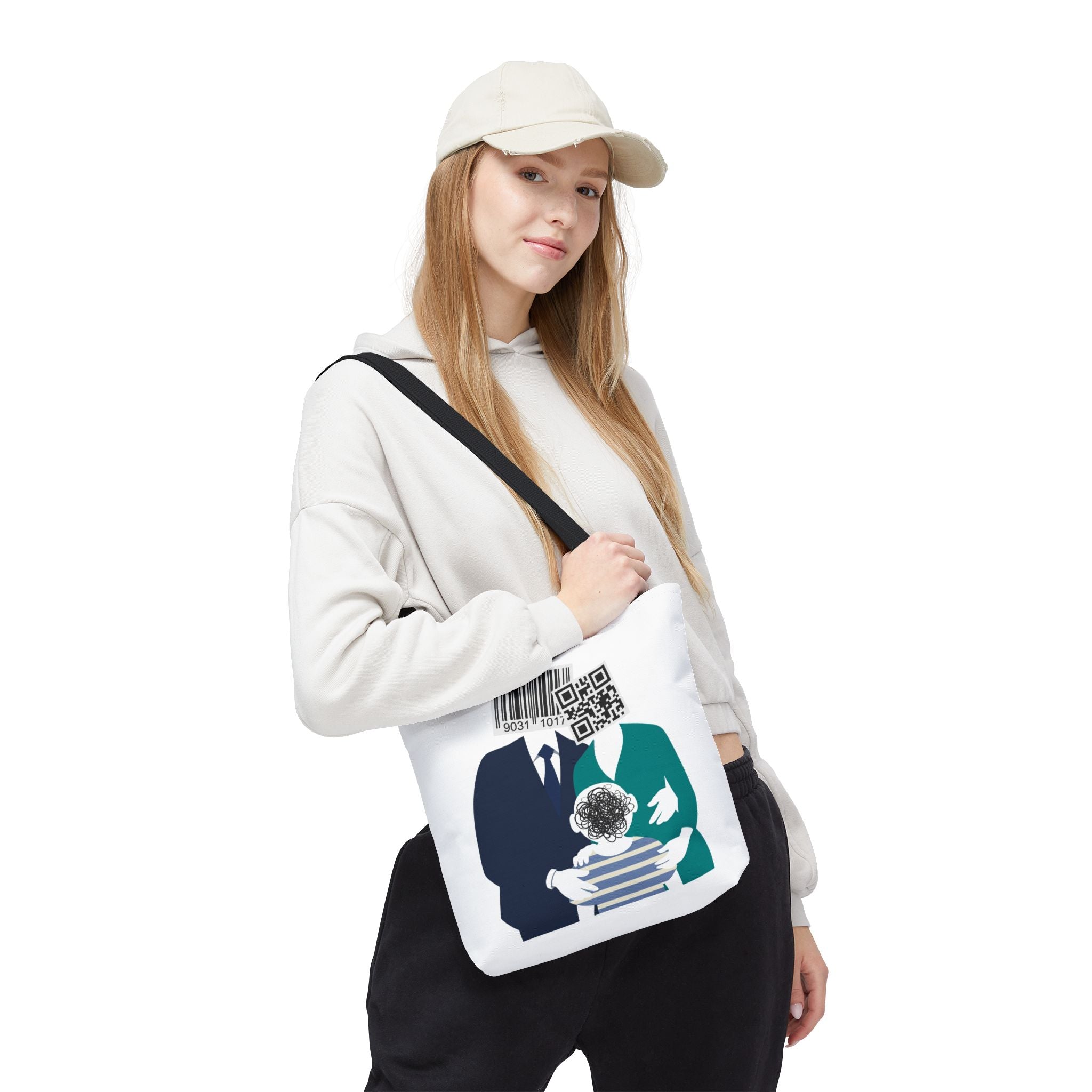 Barcode Family Portrait Tote Bag