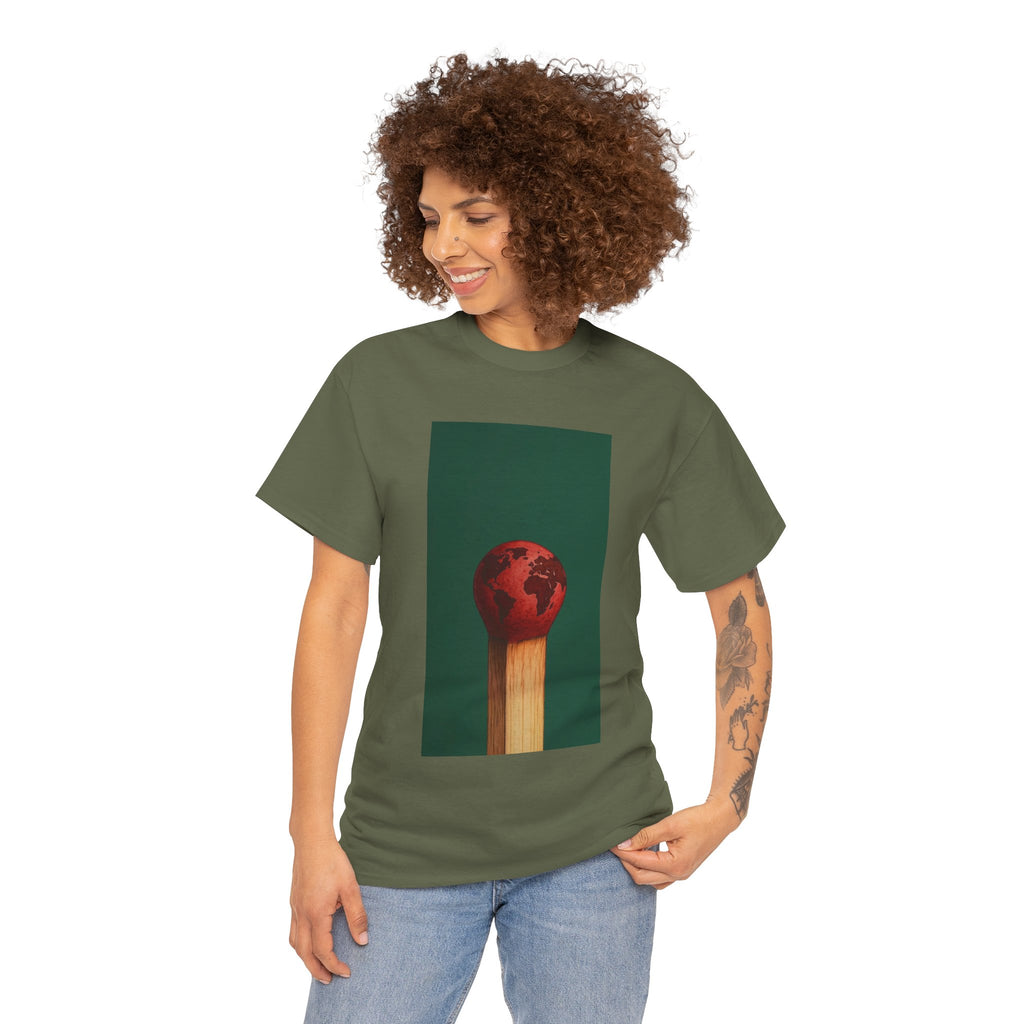 Matchstick Earth — T‑Shirt