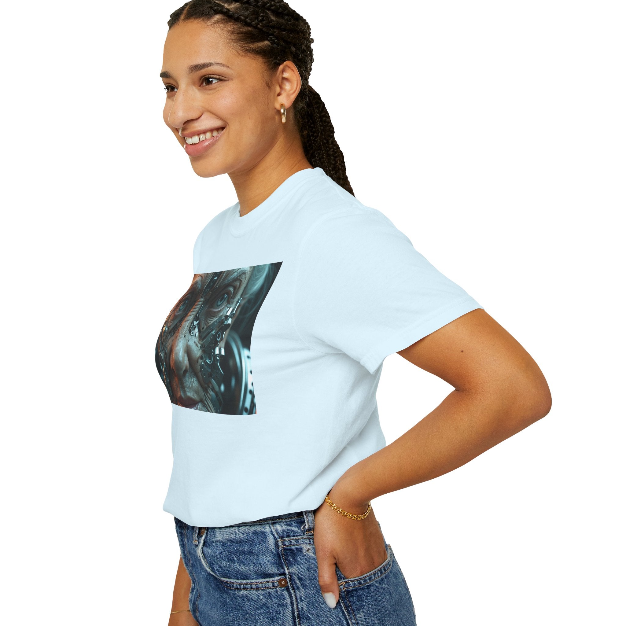 Cybernetic Old Face —T‑Shirt