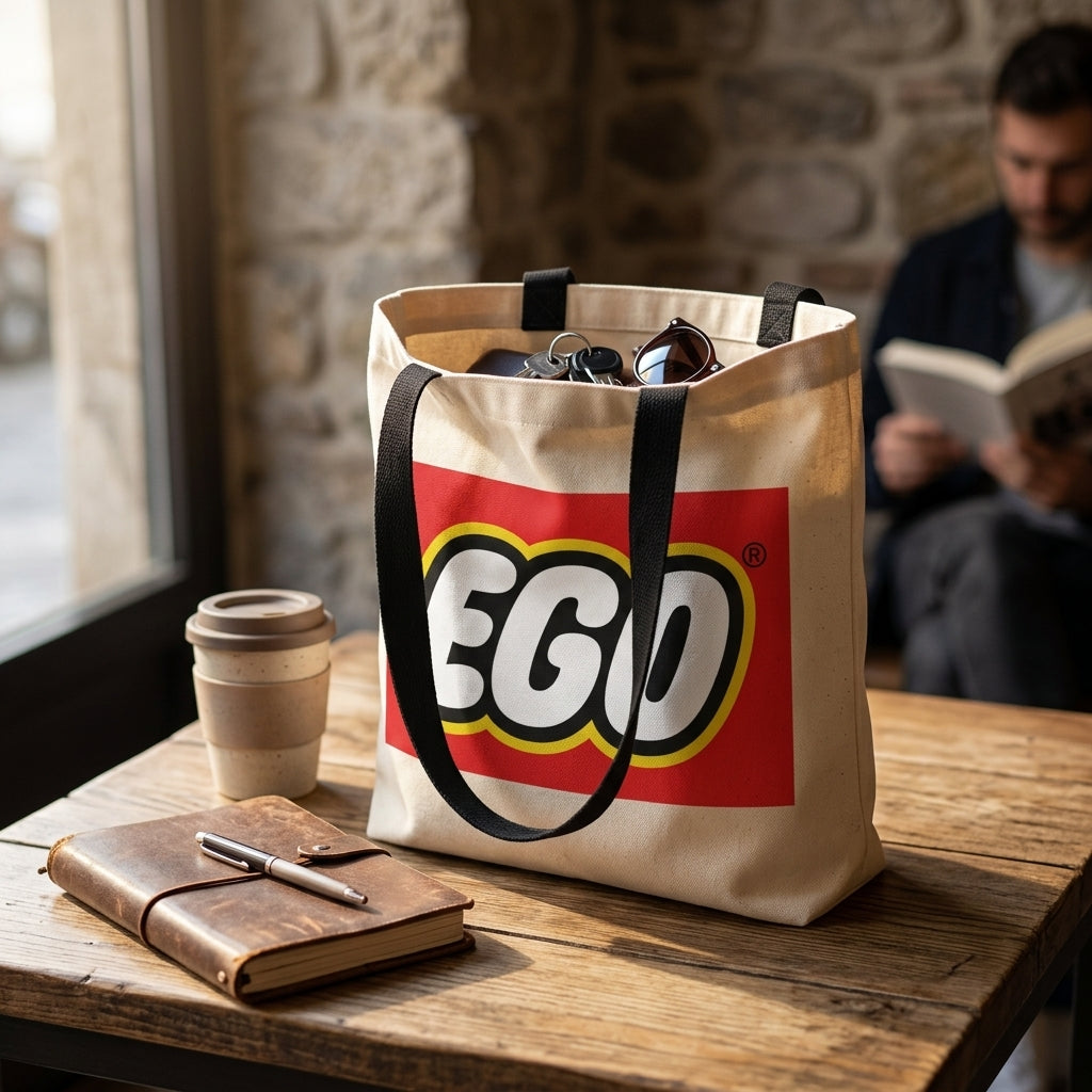 EGO Logo — Canvas Tote Bag