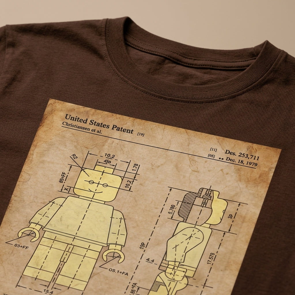 Lego Minifigure Patent — T‑Shirt