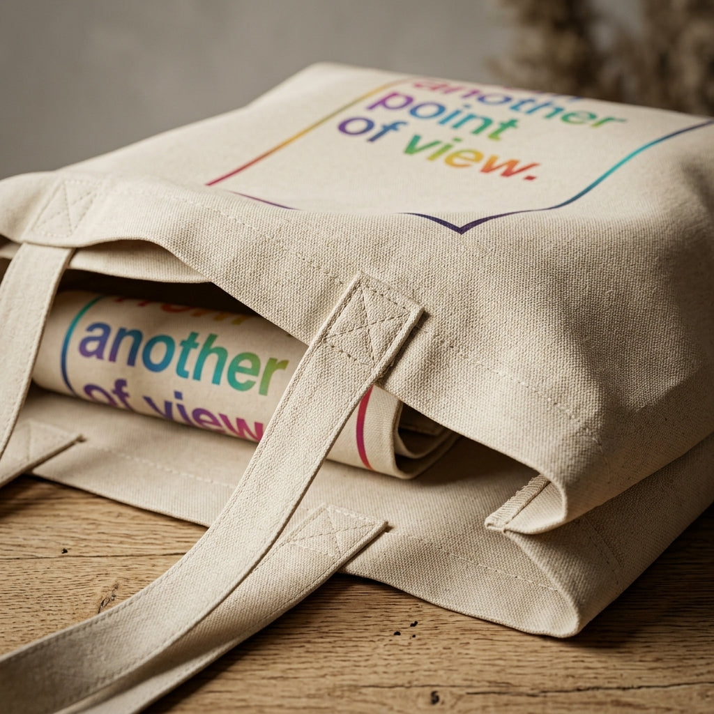 "From Another Point of View" — Canvas Tote Bag