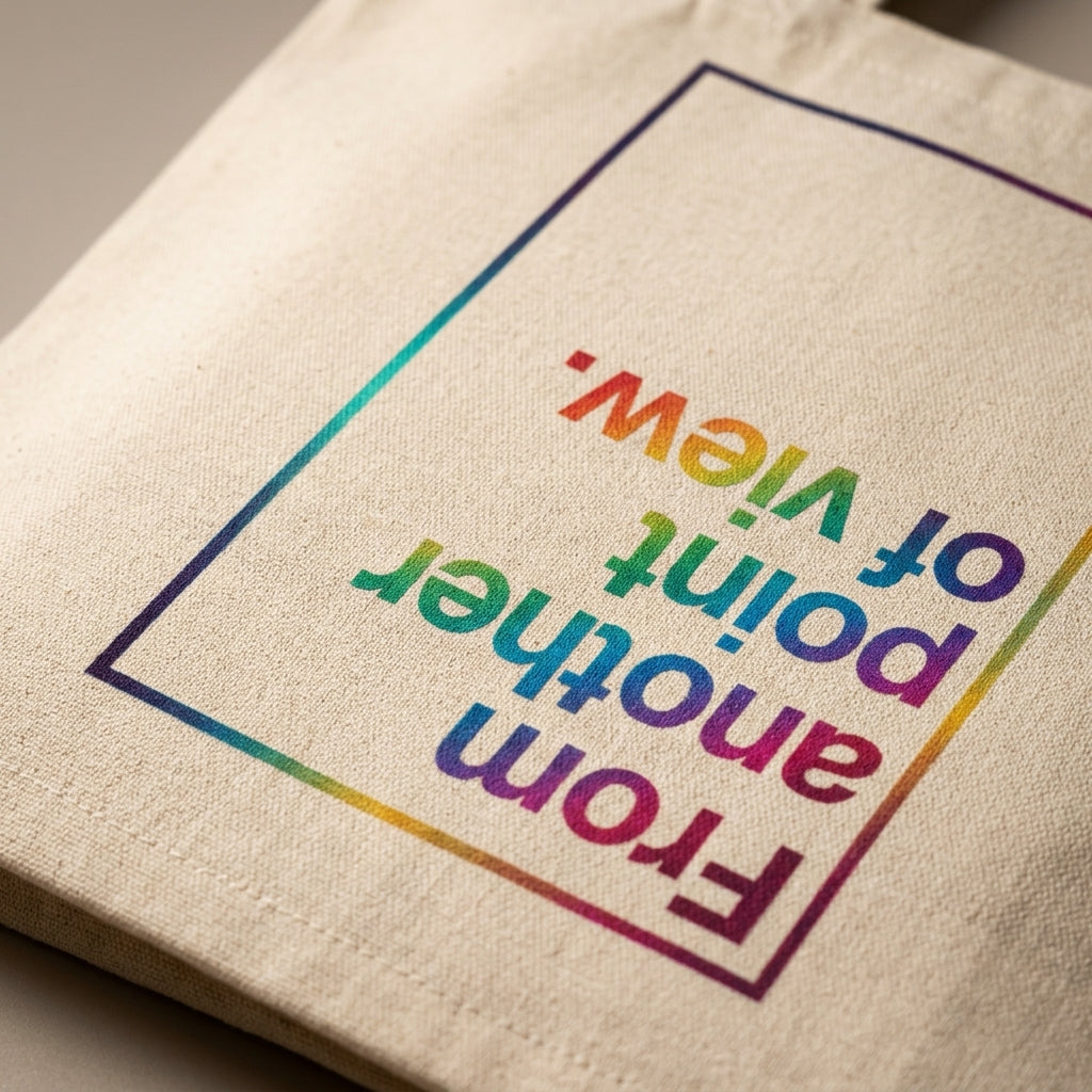 "From Another Point of View" — Canvas Tote Bag