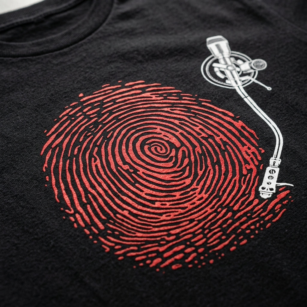 Fingerprint Turntable — T-Shirt