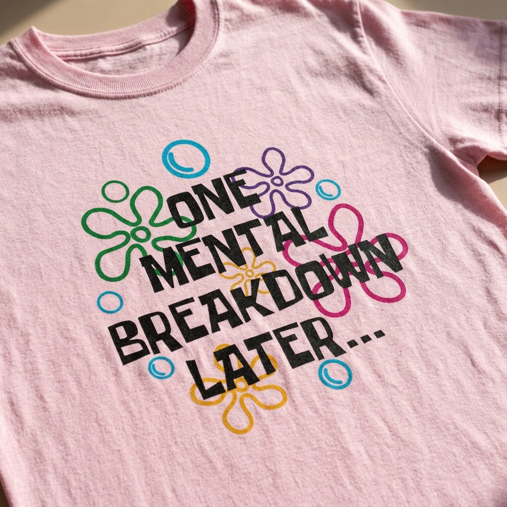 T-Shirt — "One Mental Breakdown Later"
