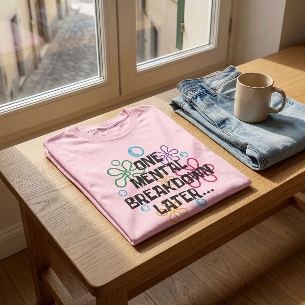T-Shirt — "One Mental Breakdown Later"