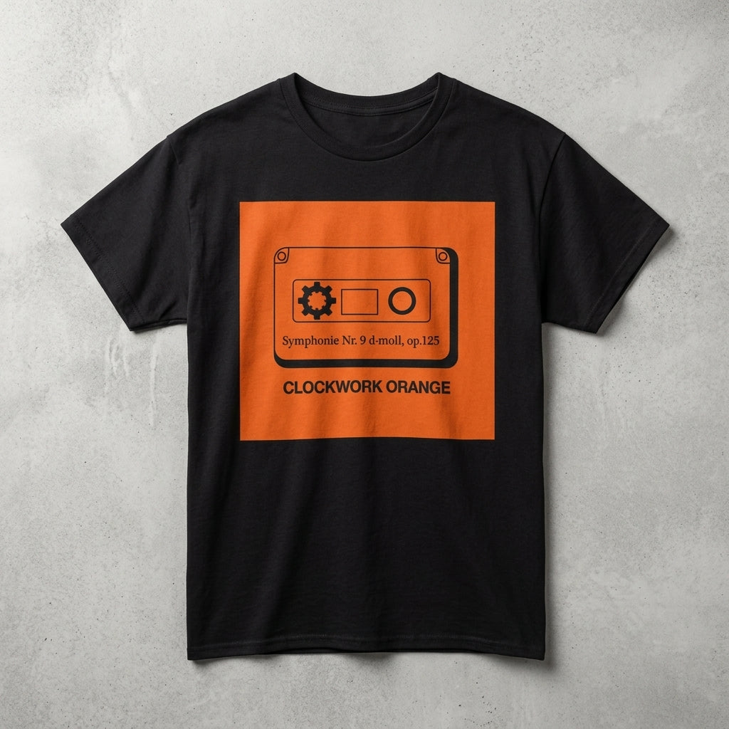 Clockwork Orange Cassette T-Shirt – Retro Cult Classic Graphic Tee
