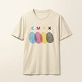 CMYK Fingerprint T-Shirt – Pop Art Graphic Tee