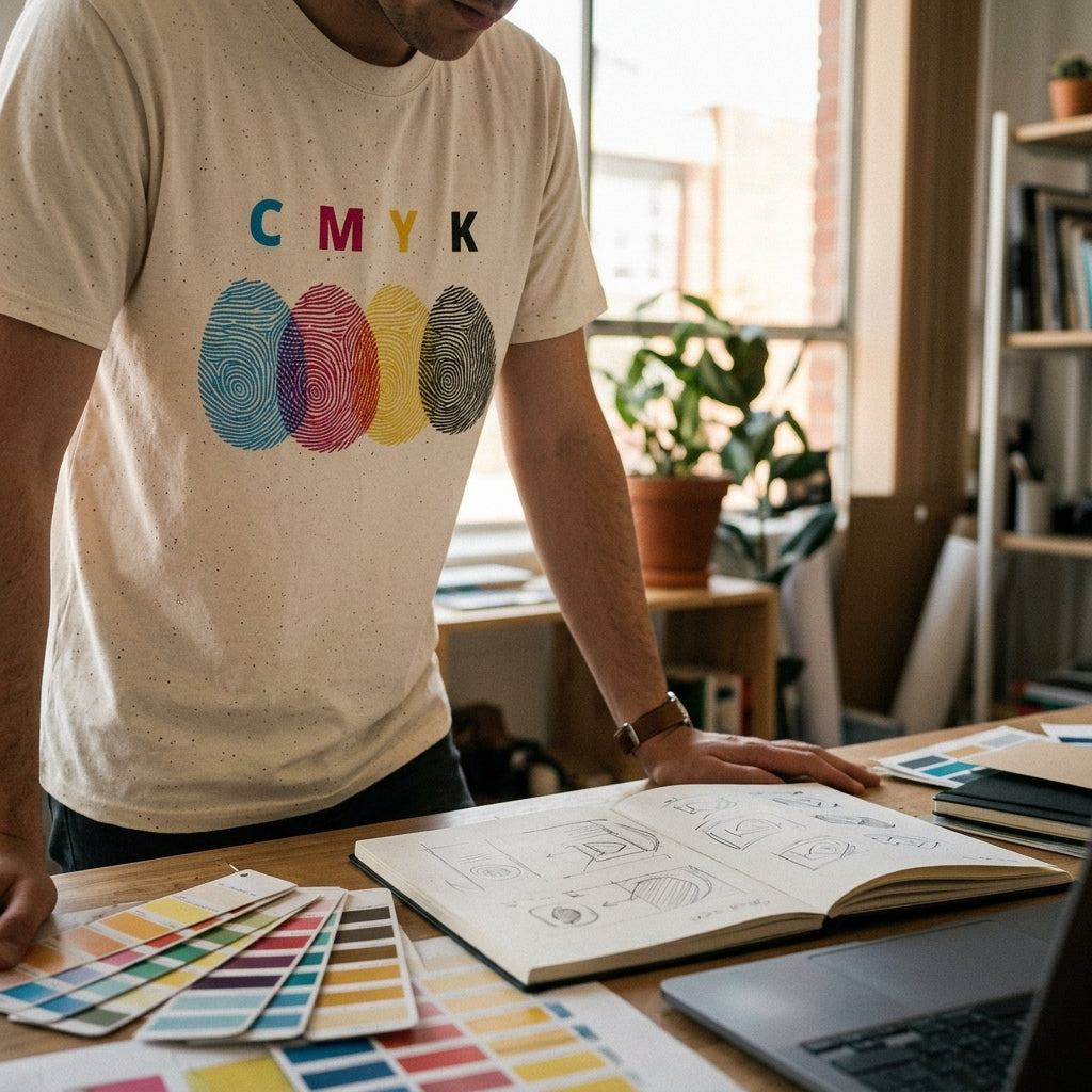 CMYK Fingerprint — T-Shirt