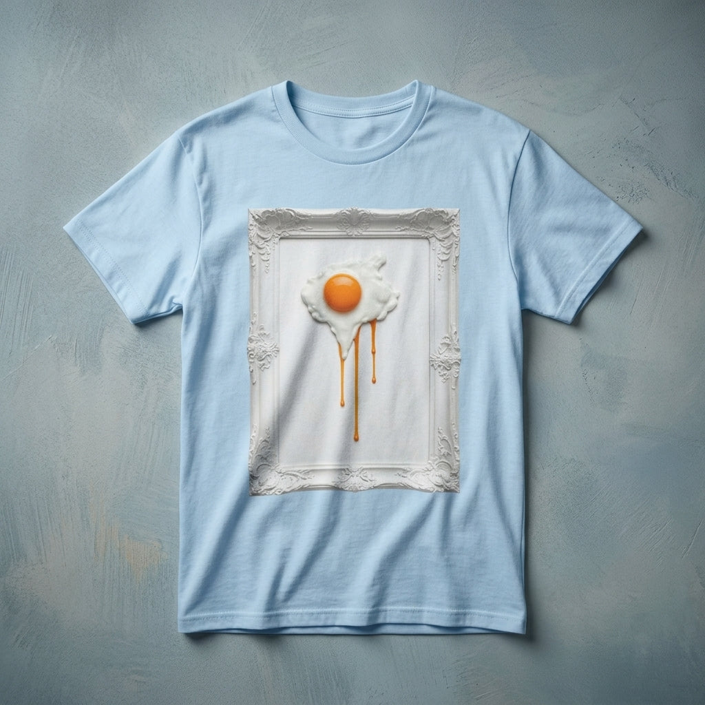Artful Drip Fried Egg — T‑Shirt