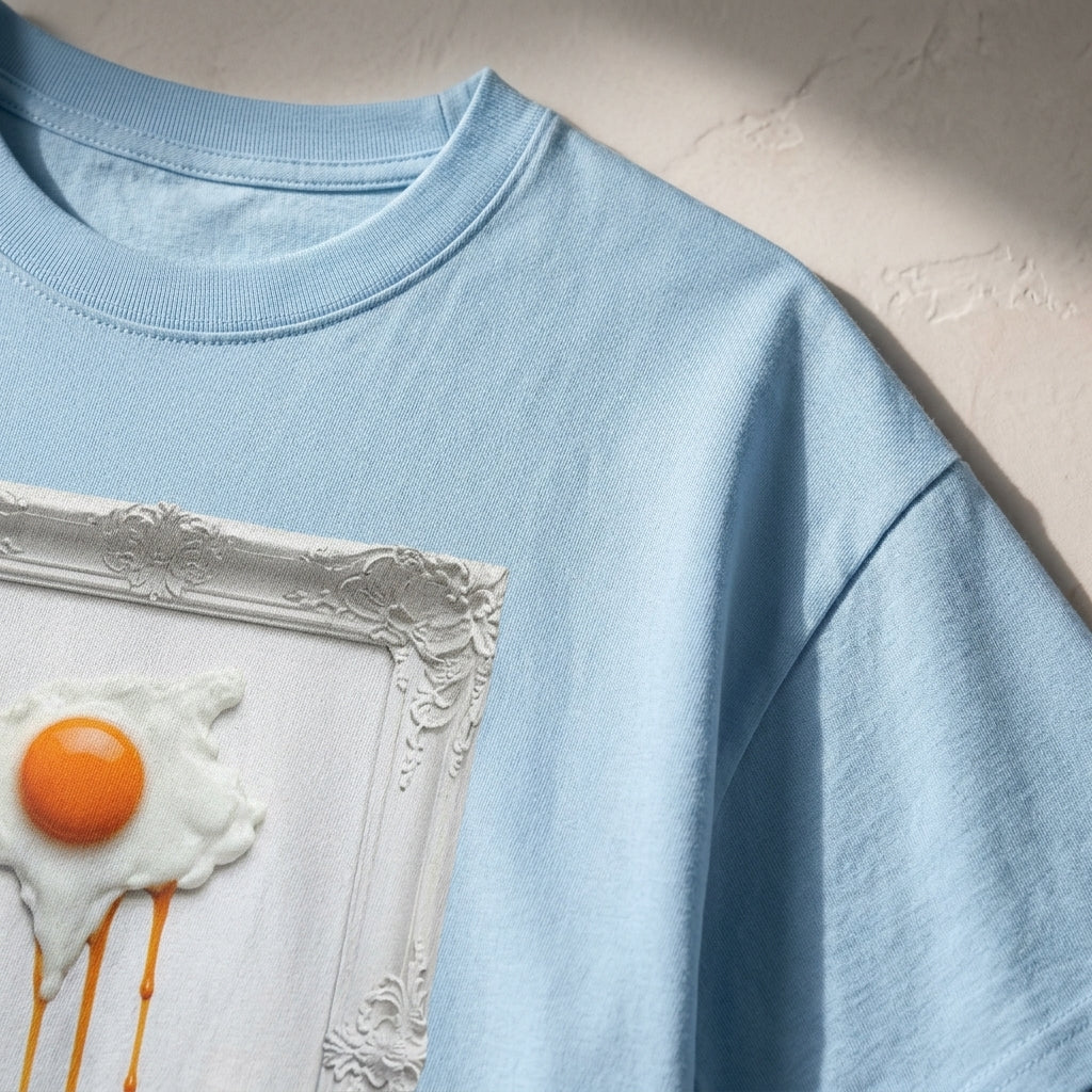 Artful Drip Fried Egg — T‑Shirt