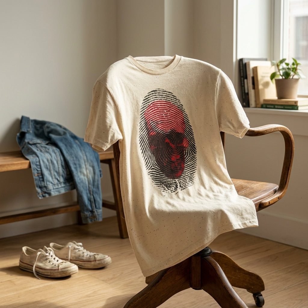 Skull Fingerprint — T-Shirt