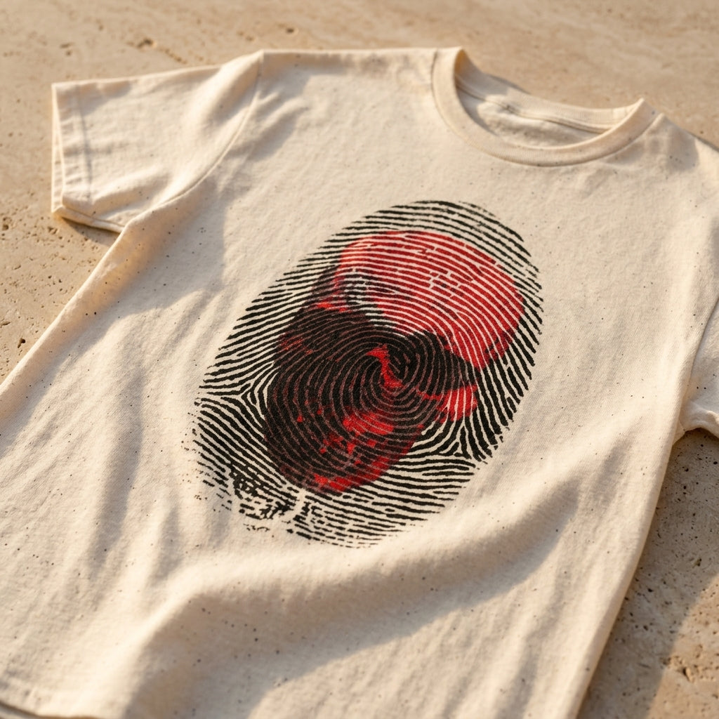 Skull Fingerprint — T-Shirt