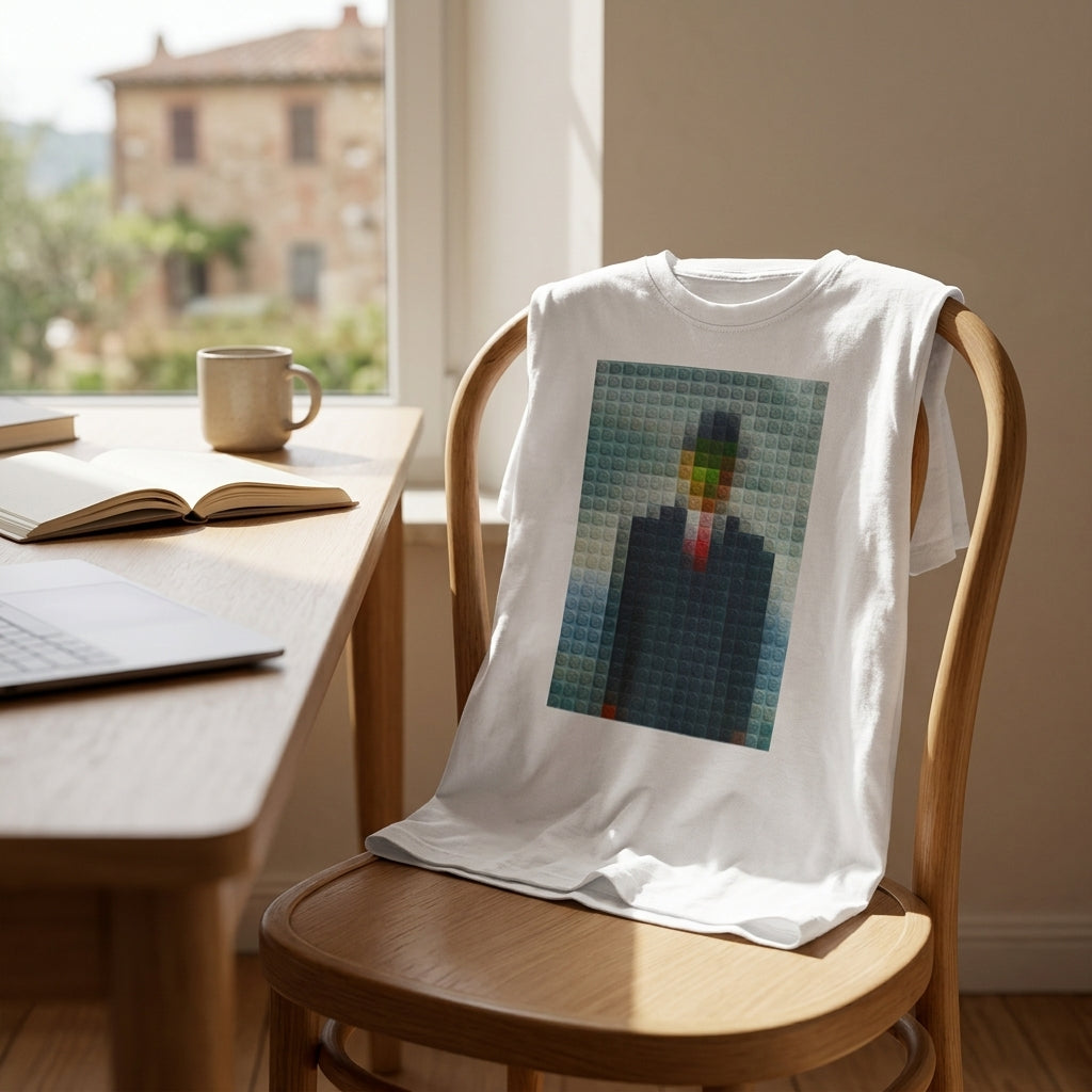 Surreal Pixelated Man - T-Shirt
