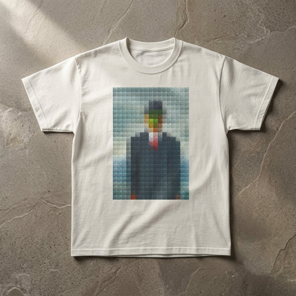 Surreal Pixelated Man - T-Shirt