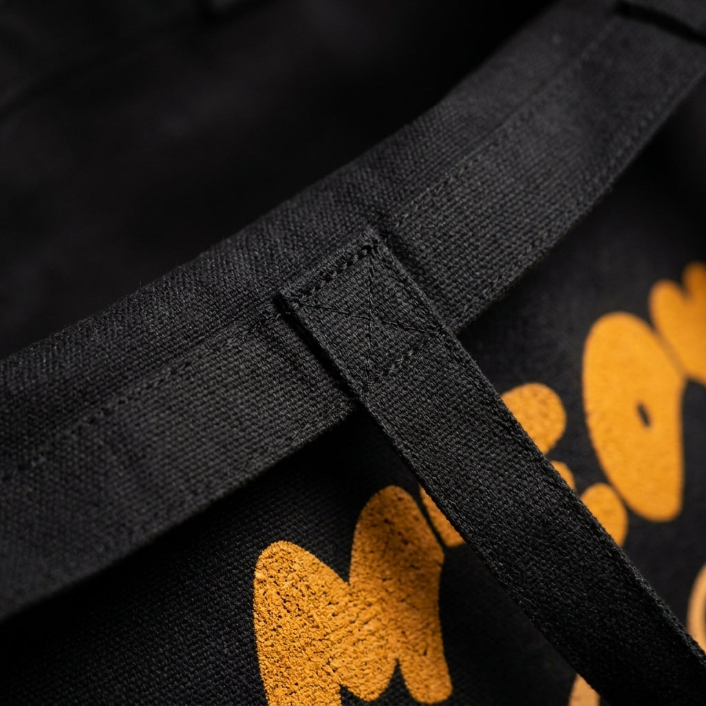 'Meow' — Canvas Grocery & Book Tote