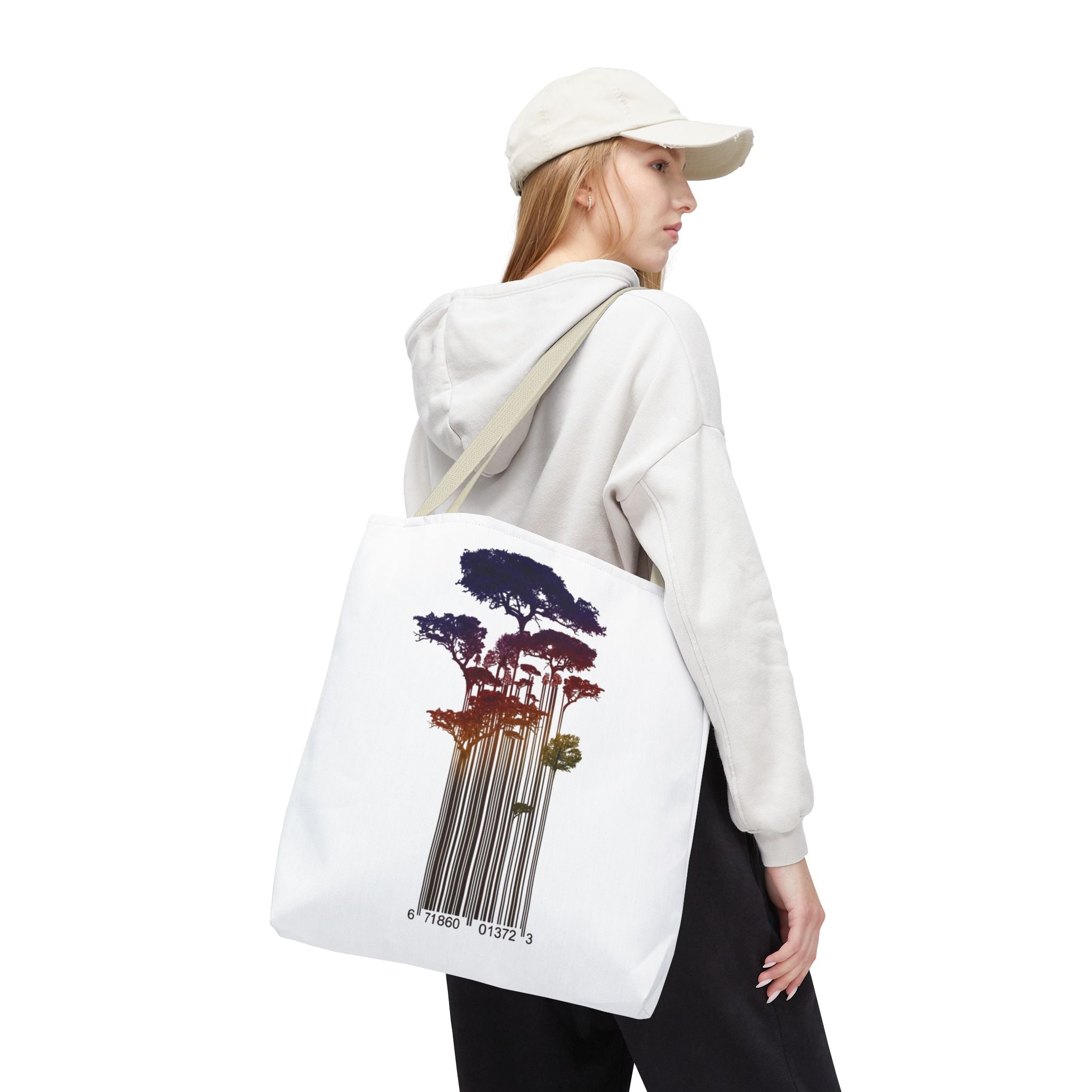 Barcode Forest — Tote Bag