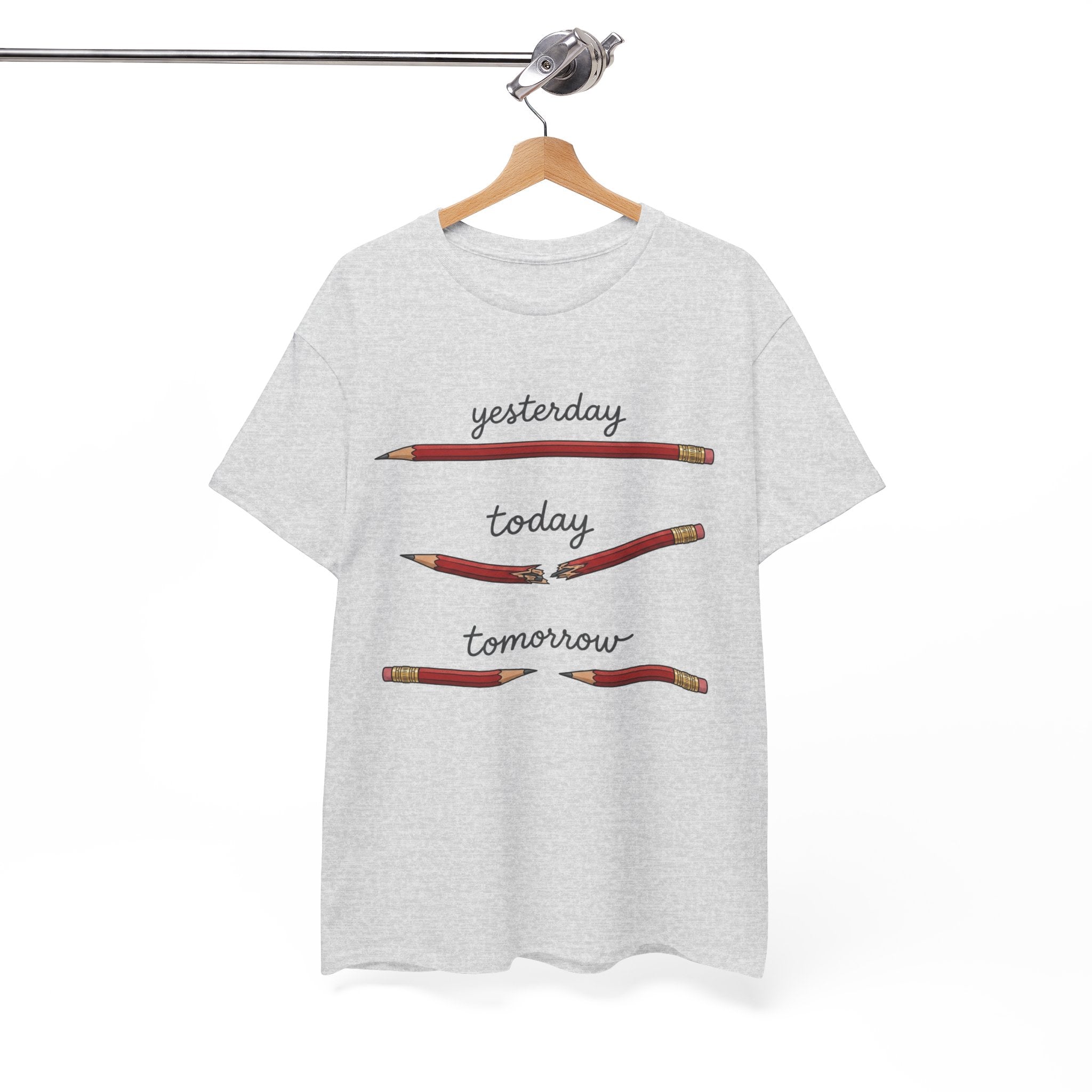 "yesterday, today, tomorrow" — Tshirt