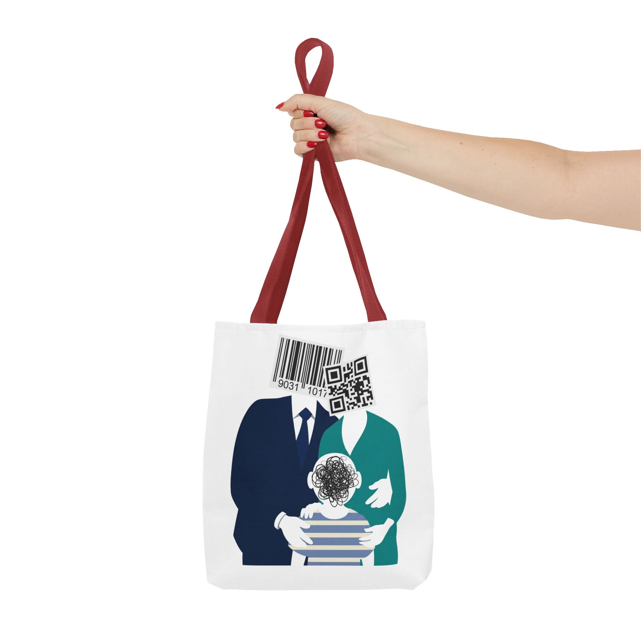 Barcode Family Portrait Tote Bag
