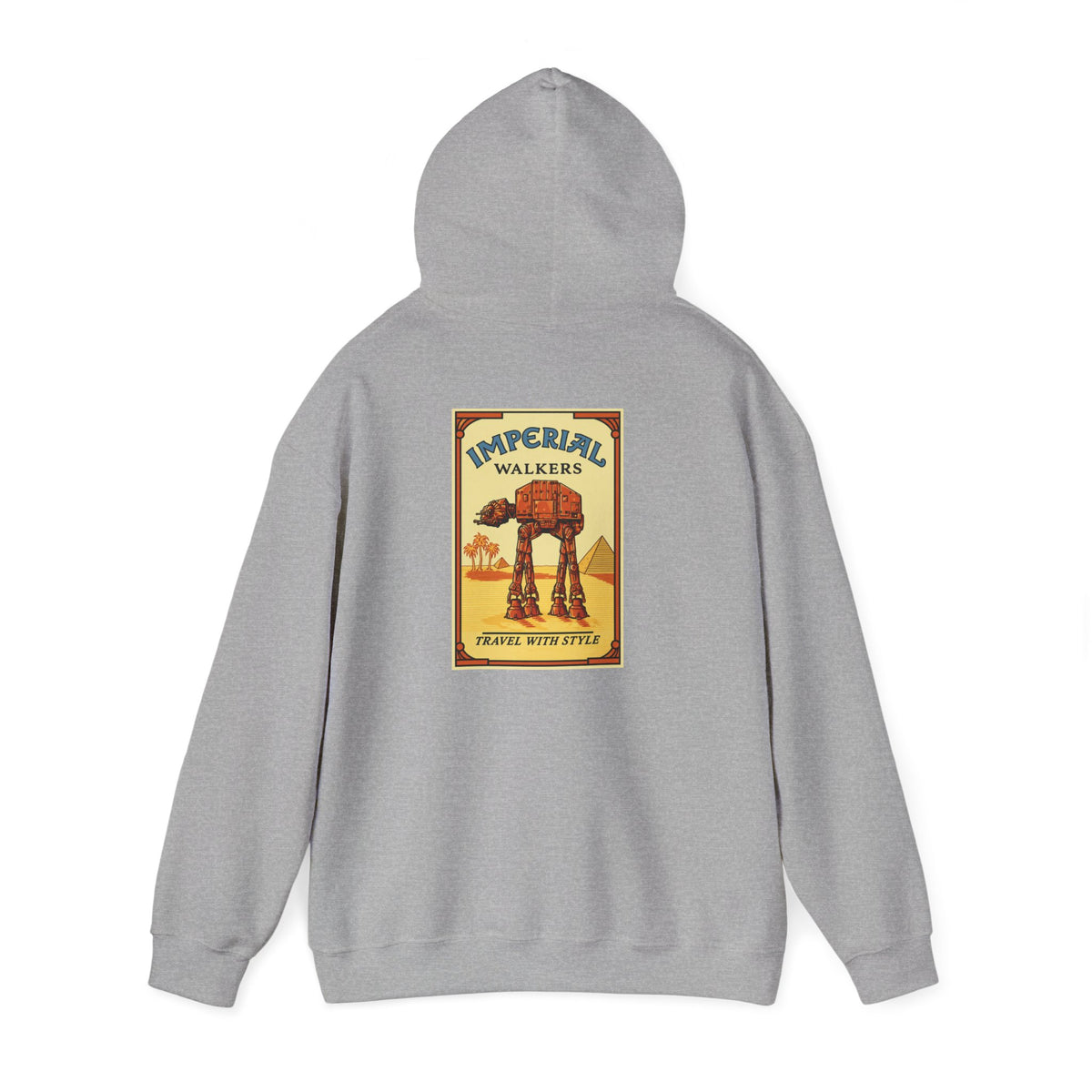 Star Wars Imperial Walker Hoodie – camel vintage pack sweatshirt.