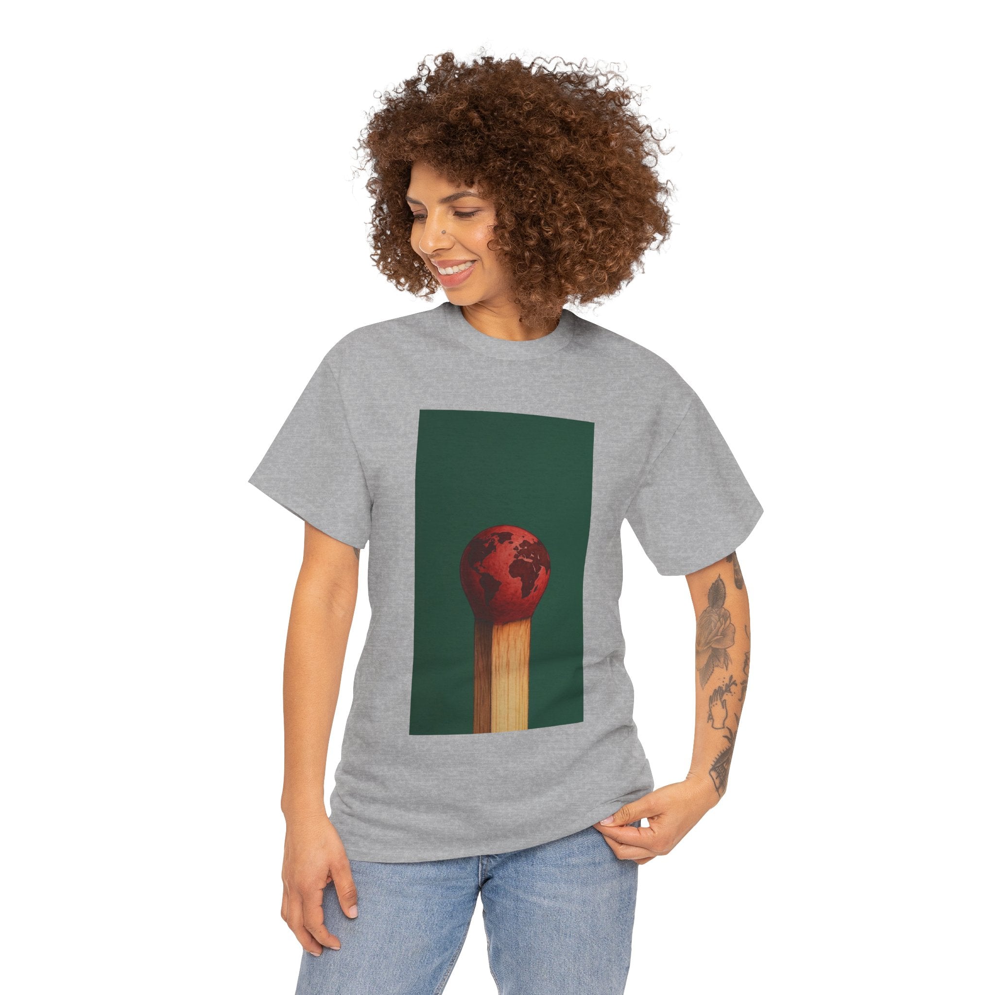 Matchstick Earth — T‑Shirt