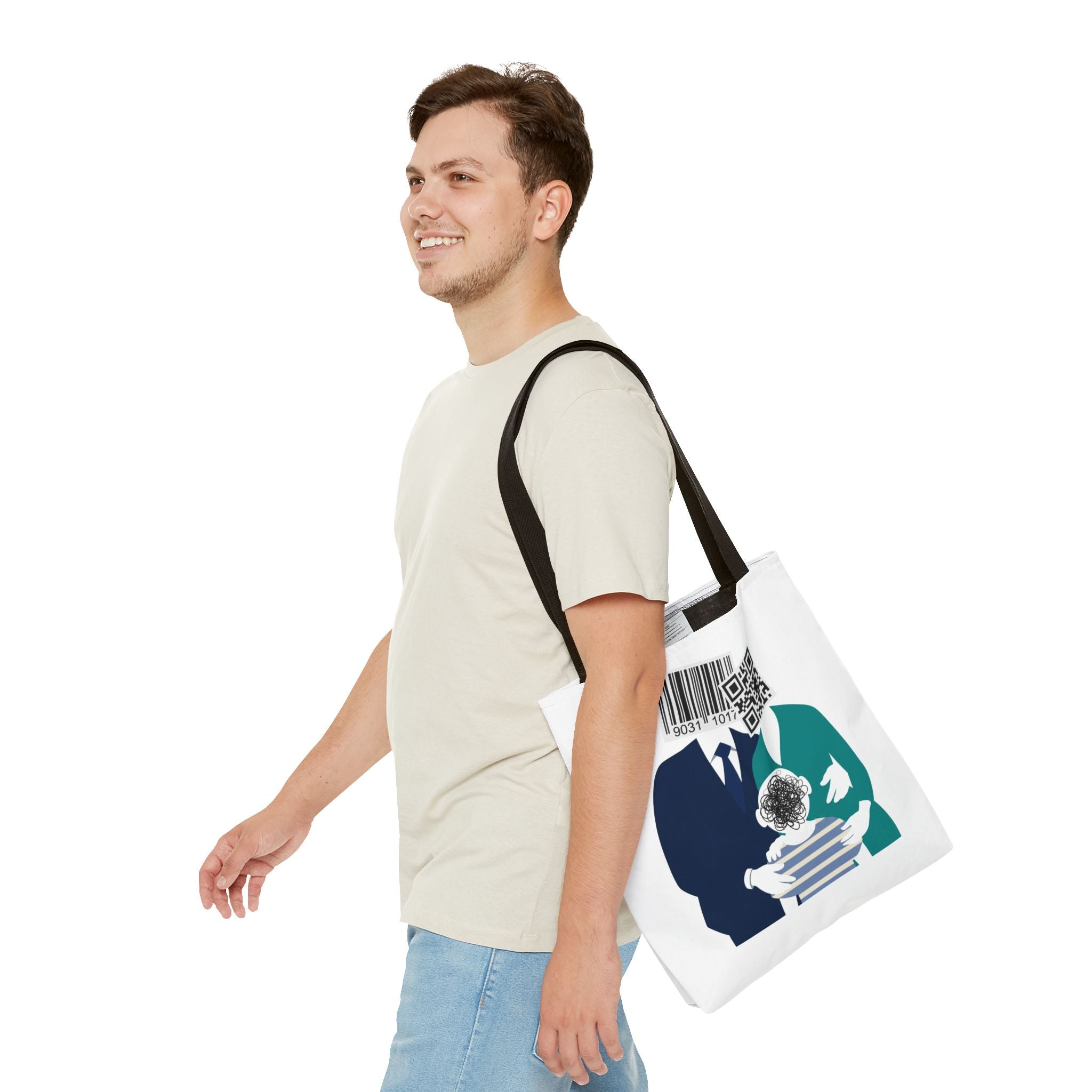 Barcode Family Portrait Tote Bag